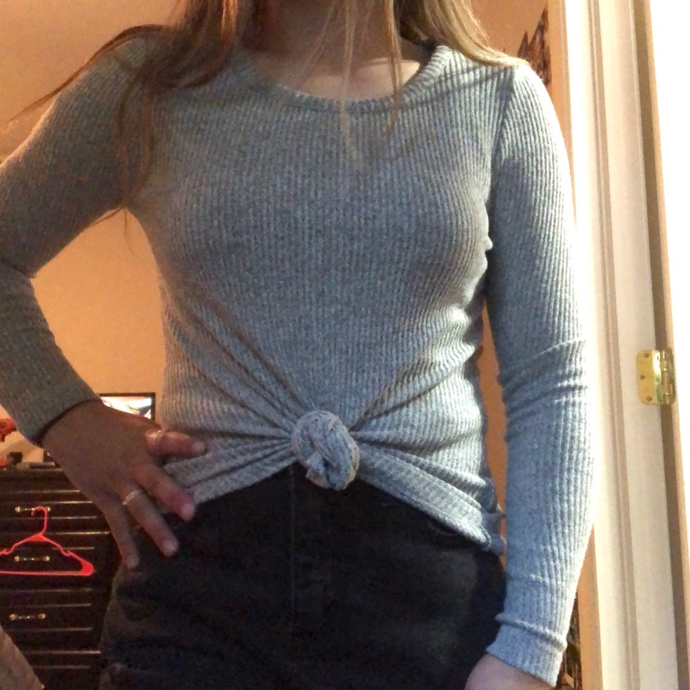 Gray long sleeve